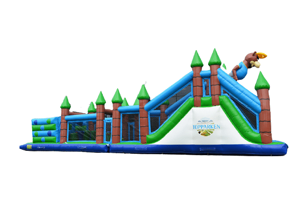 Op maat gemaakte stormbaan volledig in de huisstijl van Topparken